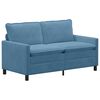 vidaXL Sofa Plava 156 x 81 x 87,5 cm Tkanina