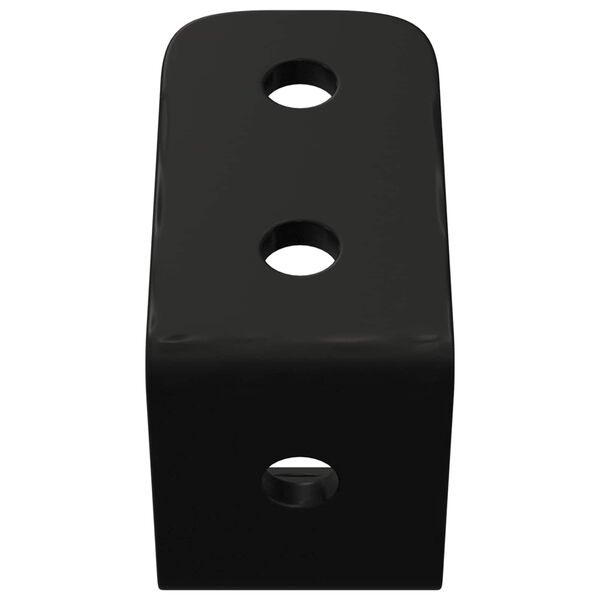 vidaXL Kuke 2 pcs Crna M5 x 110 mm Željezo