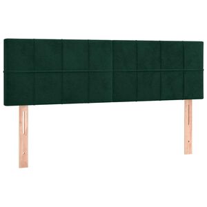 vidaXL Uzglavlja tamnozelena 144x5x78/88 cm bar&scaron;unasta