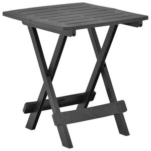 vidaXL Sklopivi vrtni stol antracit 45 x 43 x 50 cm plastični
