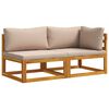 vidaXL Modularna garnitura sofa s jastucima 2 kom. 2-sjedalo