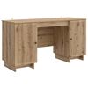 vidaXL Stol Hrast artisan Konstruirano drvo 142,5 x 50 x 75 cm