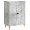 vidaXL Kreveta Betonska siva 66 x 34,5 x 90 cm Konstruirano drvo