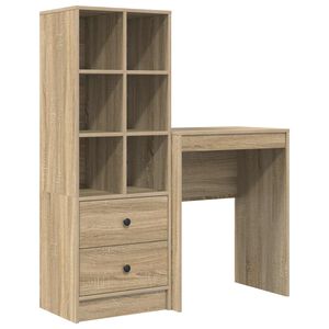 vidaXL Stol Sonoma hrast 105,5 x 34 x 127 cm 2 kom.