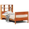 vidaXL Krevet s regalom za knjige bez madraca 75 x 190 cm od borovine