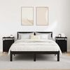 vidaXL Noćni ormar 2 pcs Crni hrast 40 x 42 x 60cm Konstruirano drvo