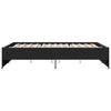 vidaXL Okvir za krevet crni 160x200 cm konstruirano drvo i metal