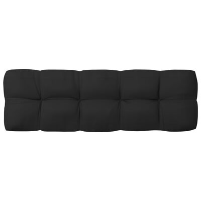 vidaXL Jastuk za sofu od paleta crni 120 x 40 x 10 cm
