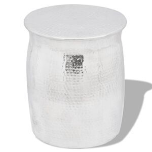 vidaXL Stolac/Bočni Stolić od Aluminija Srebrni
