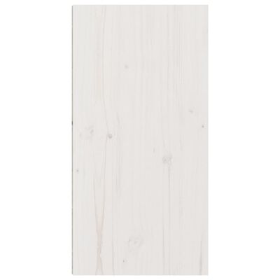 vidaXL Zidni ormarići 2 kom bijeli 30 x 30 x 60 cm od masivne borovine
