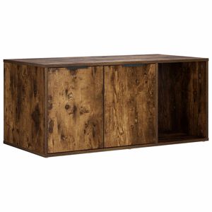 vidaXL Namje&scaron;taj za kavez za mačke Dimljeni hrast 100 x 49 x 45 cm