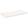 vidaXL Ploča za radni stol bijela 100x60x2,5 cm od masivne borovine