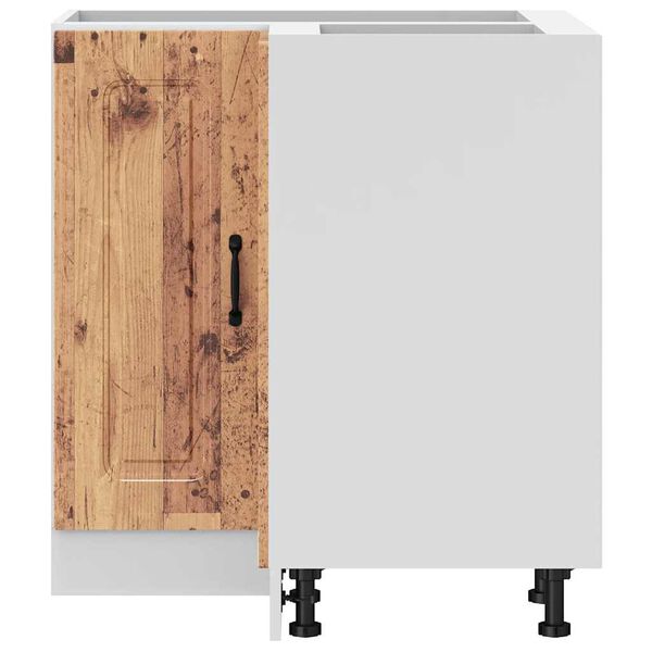 vidaXL Kuhinjski kutni donji ormarić Kalmar boja starog drva drveni