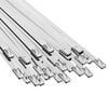 vidaXL Veza za kabel 25 kom. 4,6 x 450 mm Srebrna