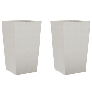 vidaXL Vrtne sadilice 2 kom 45x45x75 cm od nehrđajućeg čelika