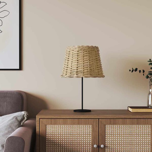 vidaXL Sjenilo za svjetiljku smeđe &Oslash; 30 x 20 cm od pruća