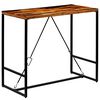 vidaXL Barski stol od masivnog obnovljenog drva 120 x 60 x 106 cm
