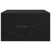 vidaXL Noćni ormar Zidne Crni hrast 35 x 35 x 20 cm Konstruirano drvo