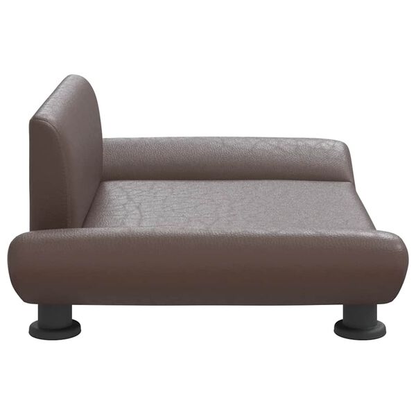 vidaXL Krevet za pse smeđi 70 x 45 x 28 cm od umjetne kože