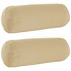 vidaXL Presvlaka za jastuk 2 pcs HEERLEN Bež &Oslash; 15 x 40 cm Poliester