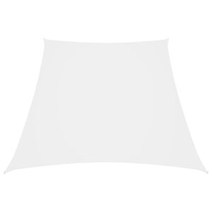 vidaXL Jedro protiv sunca od tkanine Oxford trapezno 2/4 x 3 m bijelo