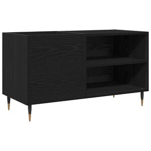 vidaXL Ormar za ploče Crni hrast 85 x 38 x 48 cm Konstruirano drvo