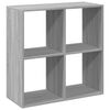 vidaXL Pregrada / regal za knjige boja hrasta 69,5x29x69,5 cm drveni