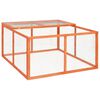 vidaXL Kavez za zečeve 124 x 120 x 60 cm od masivne jelovine