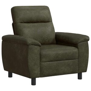 vidaXL Sofa Maslinasto zelena 95 x 90 x 95 cm Umetnička suknja koža