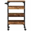 vidaXL Kuhinjski kolica Staro drvo 53 x 20 x 76 cm Konstruirano drvo