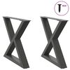 vidaXL Noge za klub stolić 2 kom. antracit 50 x (42-43,3) cm čelik