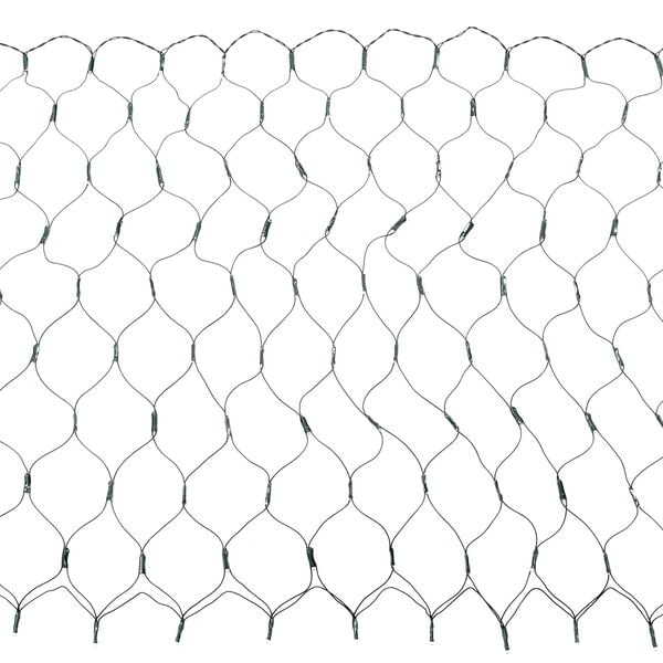 vidaXL Led Mreža Tamnozelena