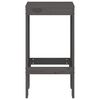 vidaXL Barski stolci 2 kom sivi 40 x 36 x 75 cm od masivne borovine
