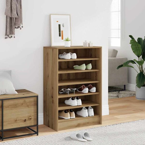 vidaXL Ormarić za cipele boja hrasta 60x35x92 cm konstruirano drvo