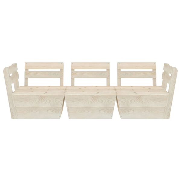 vidaXL Vrtni trosjed od paleta od impregnirane smrekovine