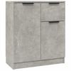 vidaXL Komoda siva boja betona 60x30x70 cm od konstruiranog drva