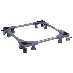 vidaXL Postolje za perilicu rublja Siva 66 x 66 x 12 cm Metal