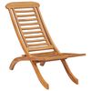 vidaXL Sklopiva stolica 50x90x69 cm Masivno drvo Teak