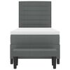 vidaXL Krevet s opruga kutije Tamno siva 80 x 200 cm tkanina