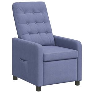 vidaXL Naslonjač Traper plava 65 x 93 x 102 cm Tkanina
