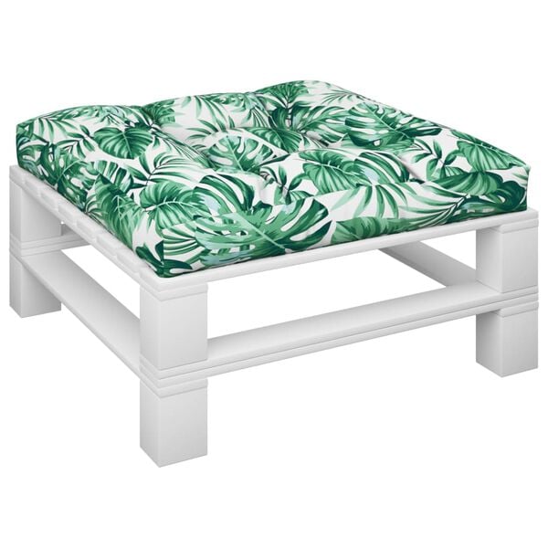 vidaXL Jastuk za sofu od paleta s uzorkom li&scaron;ća 70 x 70 x 12 cm