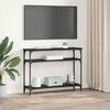 vidaXL Konzolna stolica Crni hrast 100 x 29 x 75 cm Konstruirano drvo
