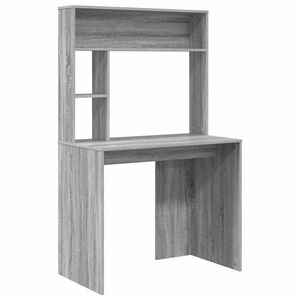 vidaXL Stol Siva Sonoma 91 x 50 x 149 cm Konstruirano drvo