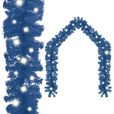 vidaXL Božićna girlanda s LED svjetlima 20 m plava