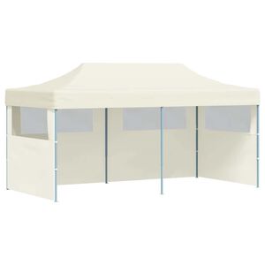 vidaXL Sklopivi Pop-up &Scaron;ator za Zabave Krem 3 x 6 m