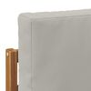 vidaXL Set vanjskih sofa s jastukom Prirodna 75,5 x 63 x 73 cm