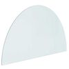 vidaXL Staklena ploča za kamin *Transparent*an 1000 x 600 mm Stakl