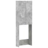 vidaXL Kabinetska WC DELFT Betonska siva 66 x 25,5 x 190 cm