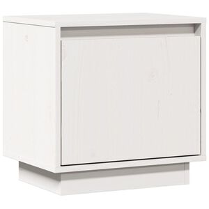 vidaXL Noćni ormarić bijeli 40 x 30 x 40 cm od masivne borovine