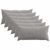vidaXL Presvlaka za jastuk 6 pcs HEERLEN Svjetlosiva 40 x 80 cm Kord